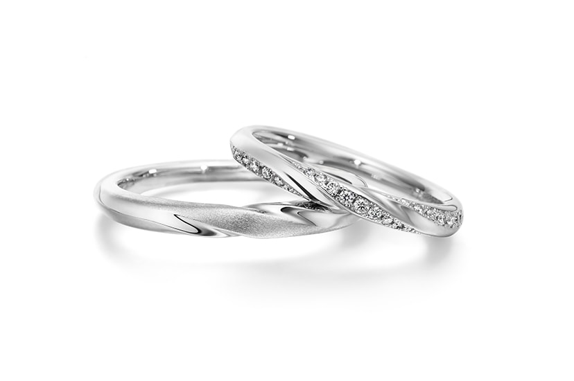 EXELCO DIAMOND　プラチナリング　結婚指輪